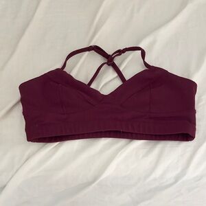 Women's Sol and mane sz M Burgundy Bralette
